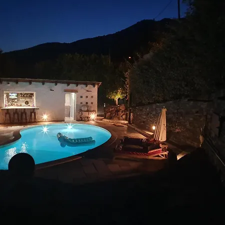 Maison De Charme Avec Piscine Et Vue Exceptionnelle Scolca Esterno foto